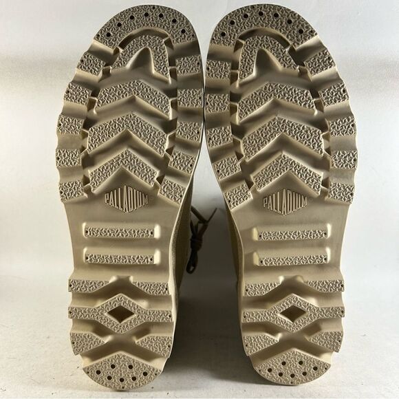 NEW Palladium Pampa Hi Ankle Boots Beige Size Men’s 9.5 Women’s 11 - Picture 7 of 8